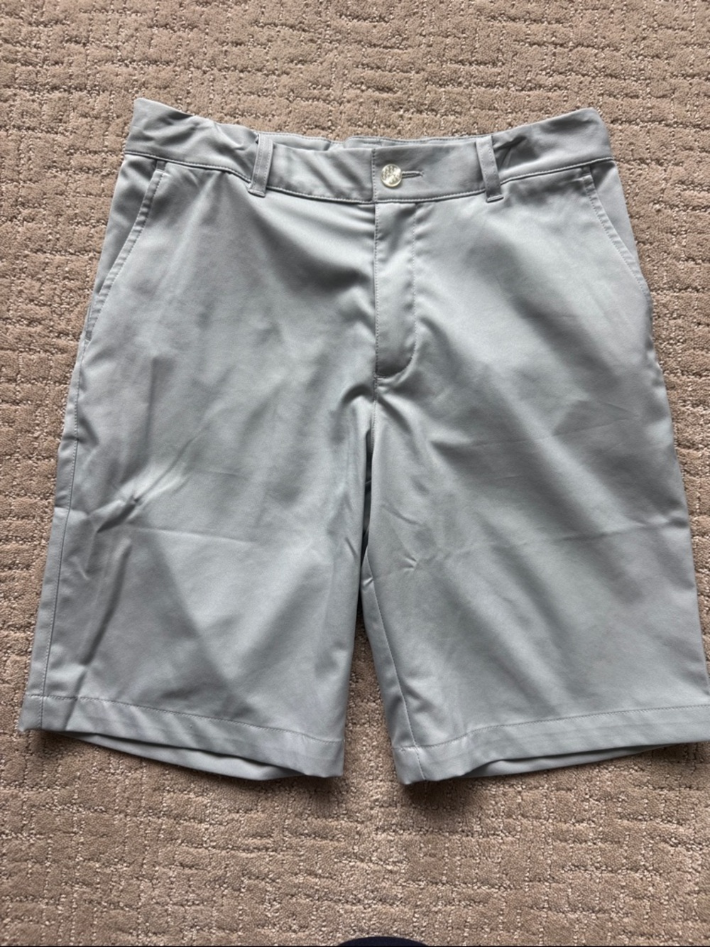 PUMA youth golf shorts • size large • ash grey